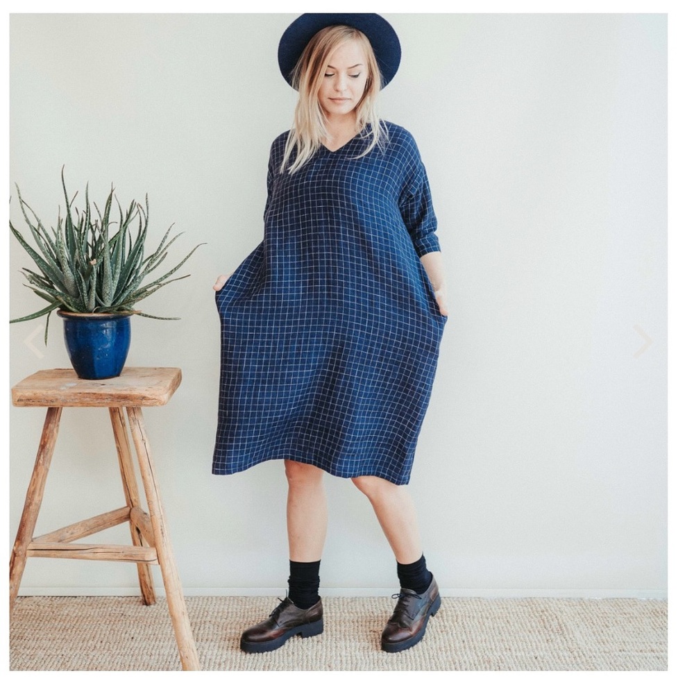 Linenbee Jo Ann Tunic Dress Size XL